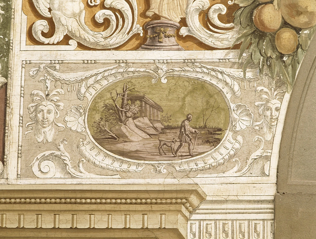 Paesaggio con figura - Villa medicea della Petraia, Firenze